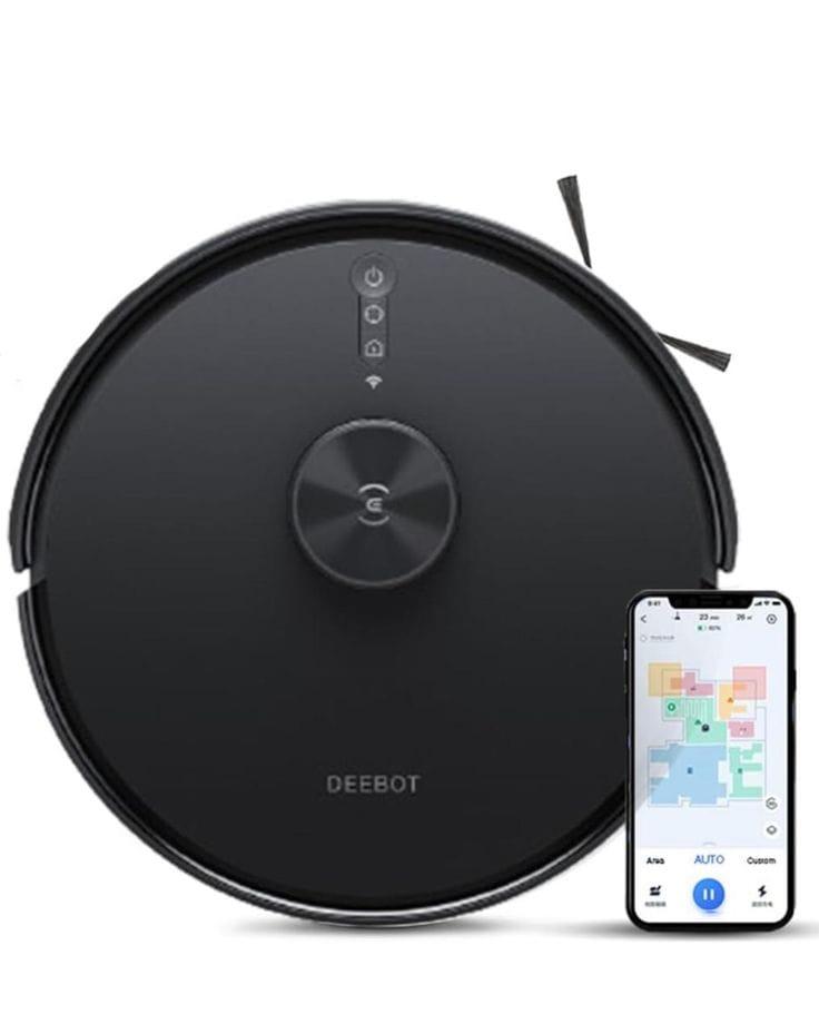ECOVACS DEEBOT Y1 Pro Plus robô aspirador inteligente com base automática.