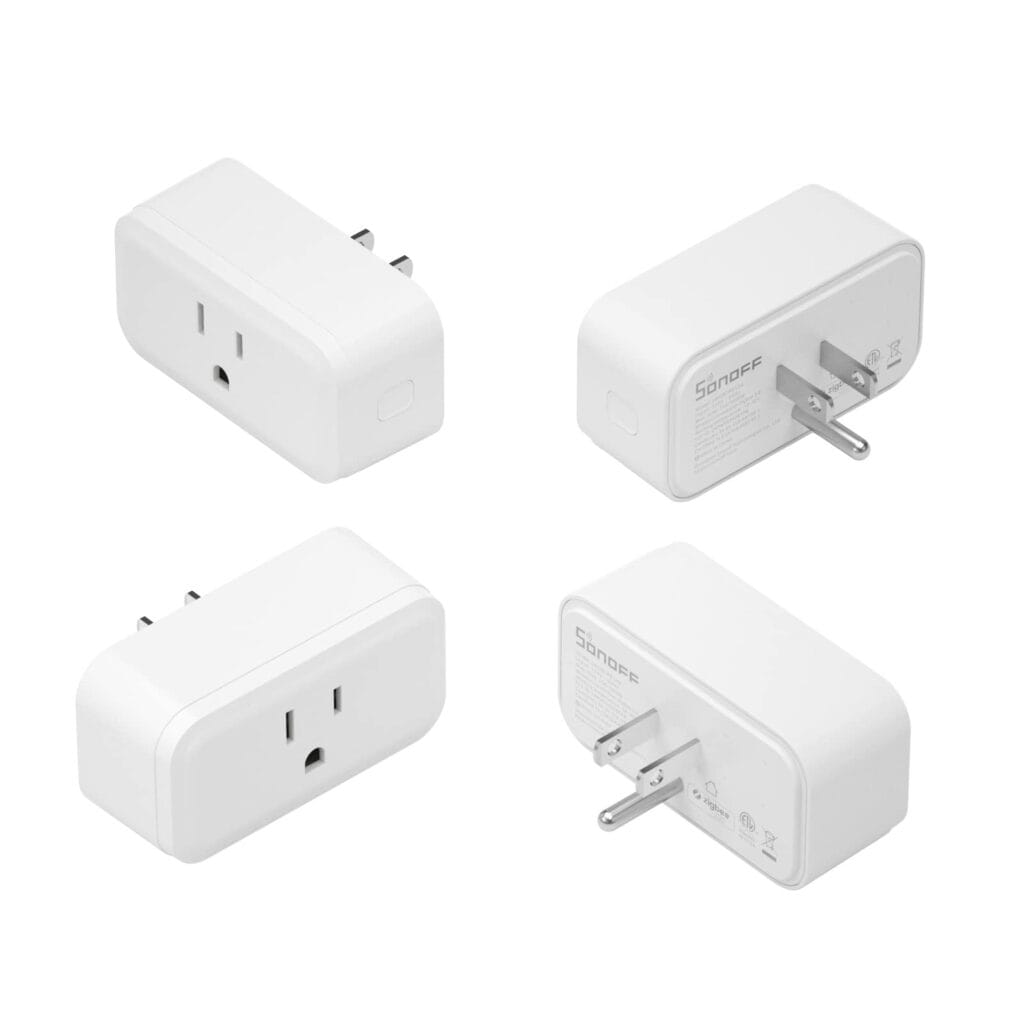 Sonoff S40 Lite tomada inteligente Wi-Fi compatível com Alexa e Google Home para automação residencial.