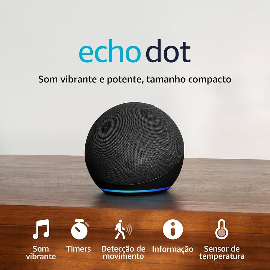 Echo Dot (5ª Geração) Melhor Alexa Custo-Benefício