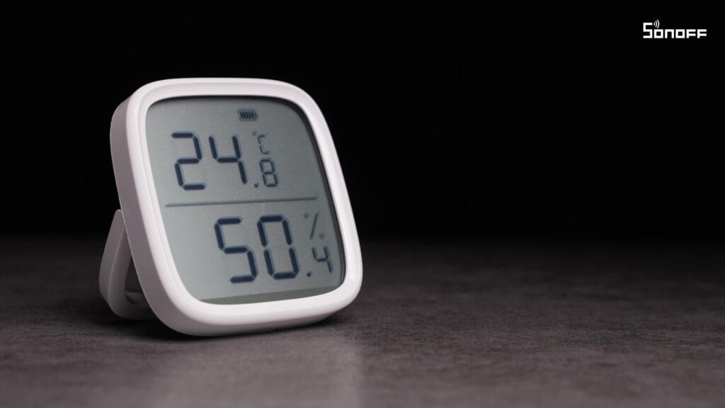 Sonoff SNZB-02D sensor inteligente de temperatura e umidade Zigbee com display LCD para casa inteligente.