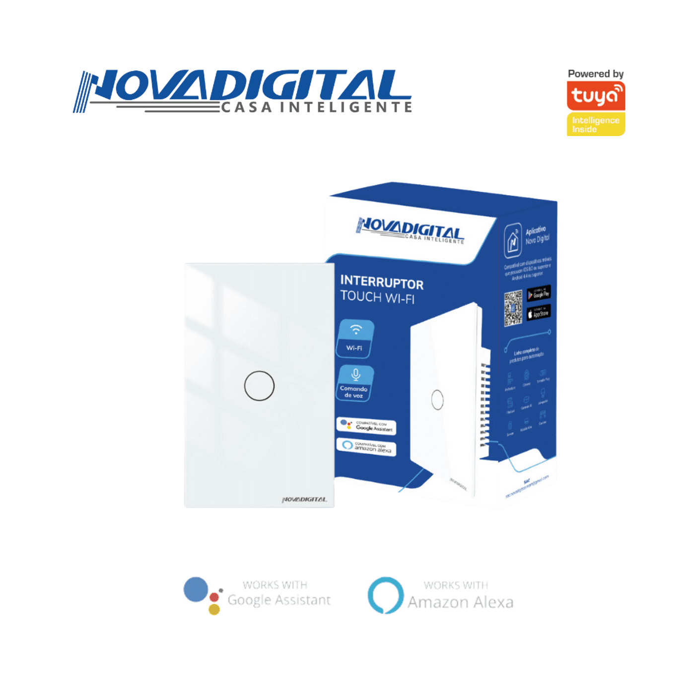 NovaDigital Lite BR Melhor Interruptor Inteligente Custo-Benefício