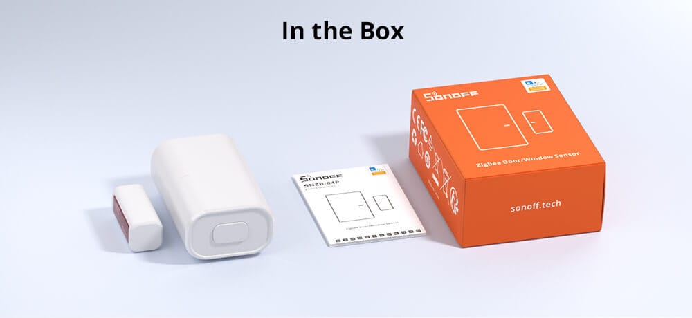 Sonoff SNZB-04P sensor inteligente de porta e janela Zigbee para automação residencial e segurança.