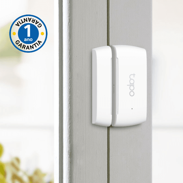 TP-Link Tapo T110 sensor inteligente de porta e janela para automação residencial e segurança.