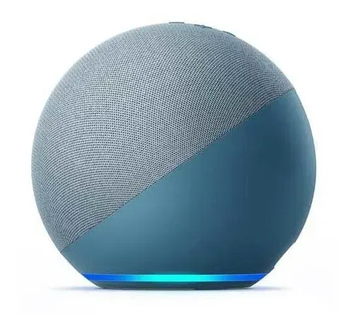 Echo 4ª Geração com Alexa, som 360 graus e controle de casa inteligente.