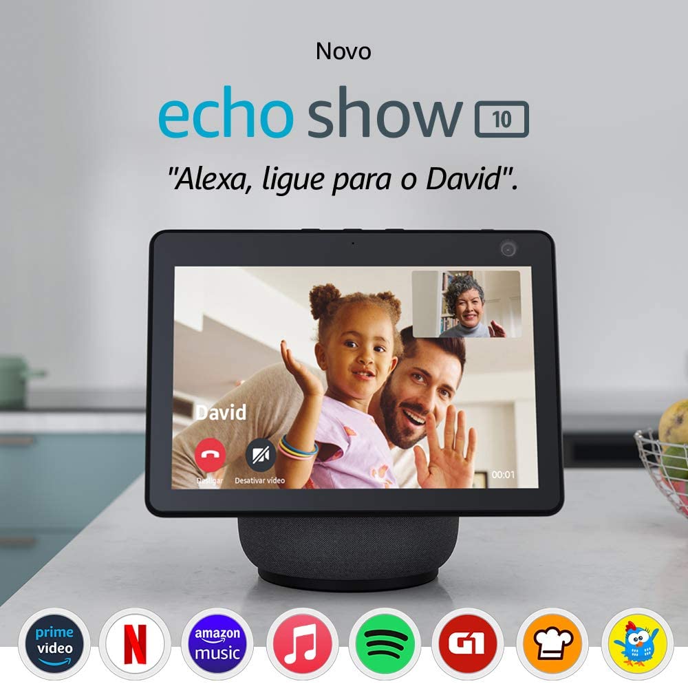 Echo Show 10 Melhor Alexa com Tela Premium