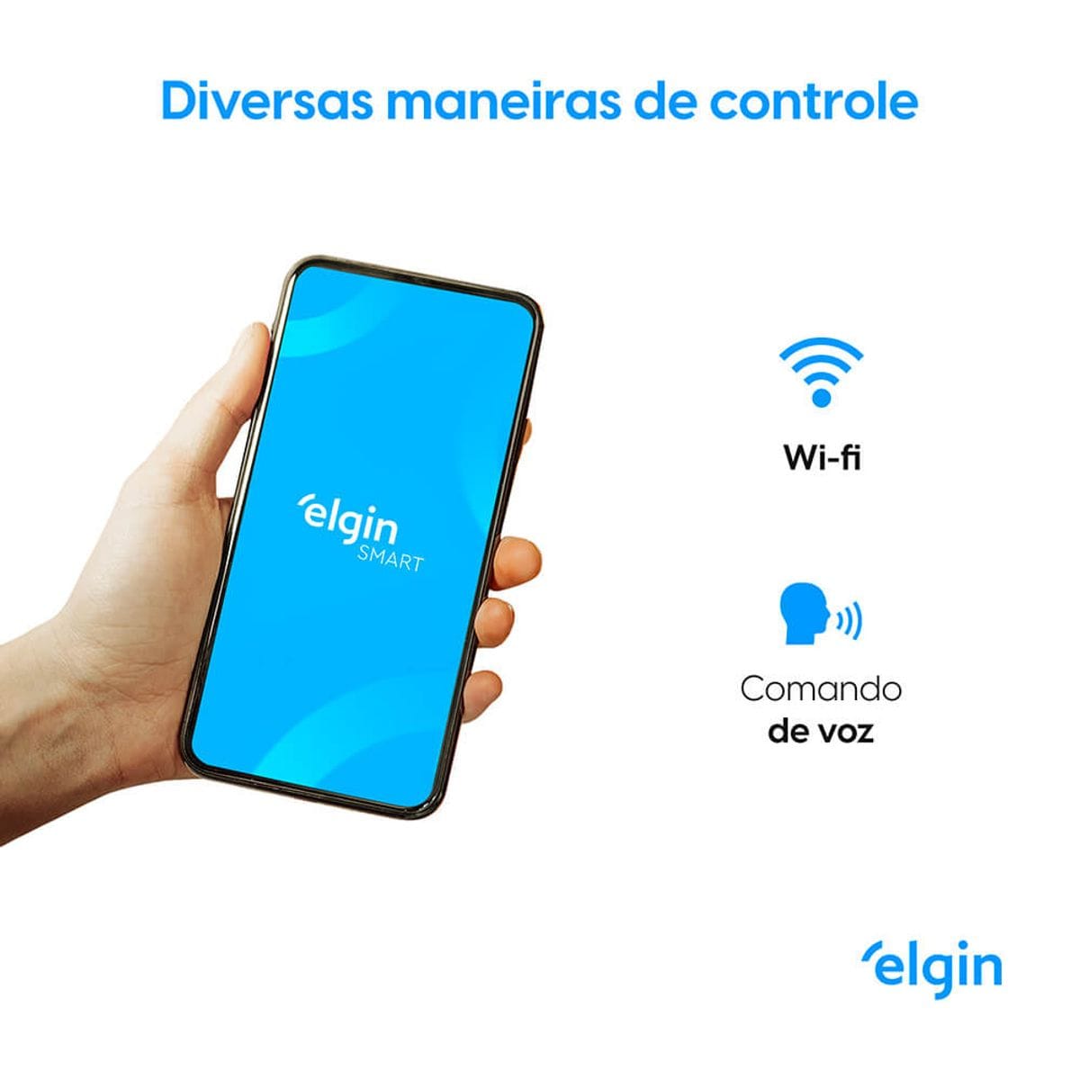 Interruptor Inteligente 2 Botões Wi-Fi Smart Touch Elgin instalado na parede