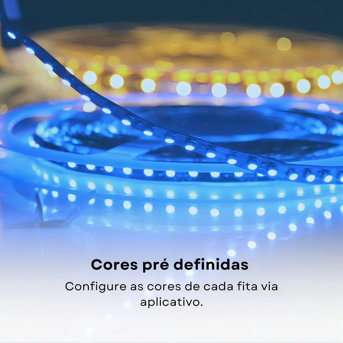 Kit Fita LED Wi-Fi NovaDigital Dream Color 5m com iluminação RGB