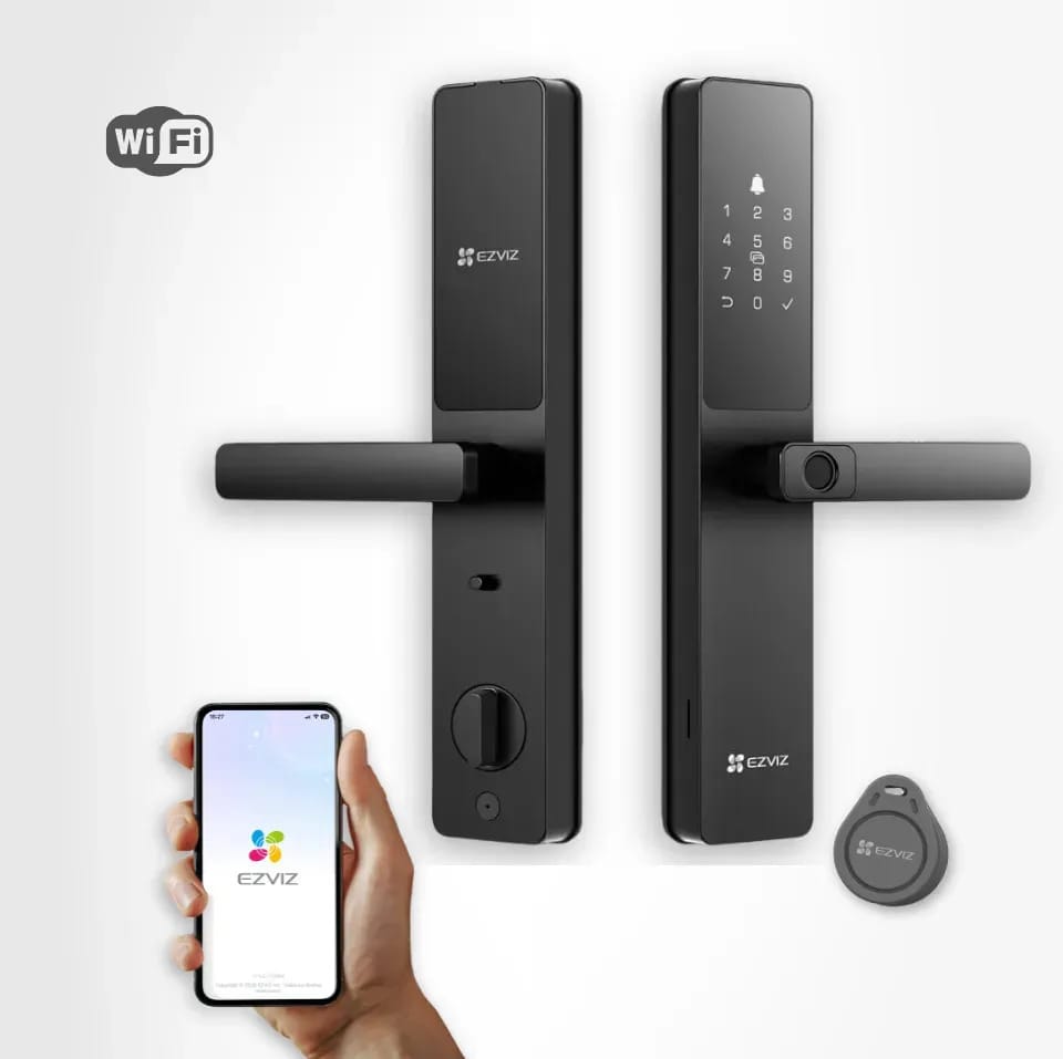 Fechadura Inteligente EZVIZ CS-DL05 com biometria e Wi-Fi