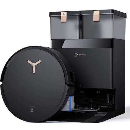 Robô aspirador ECOVACS DEEBOT X8 PRO OMNI com sistema de aspiração e esfregão em rolo