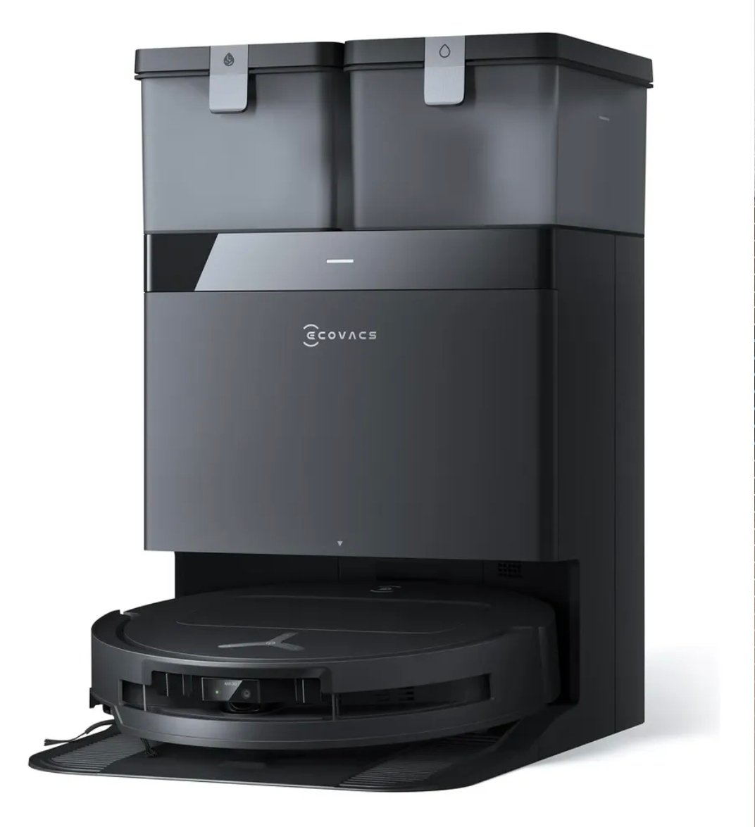 Robô aspirador e passa-pano ECOVACS DEEBOT T50 PRO OMNI com estação automática de limpeza