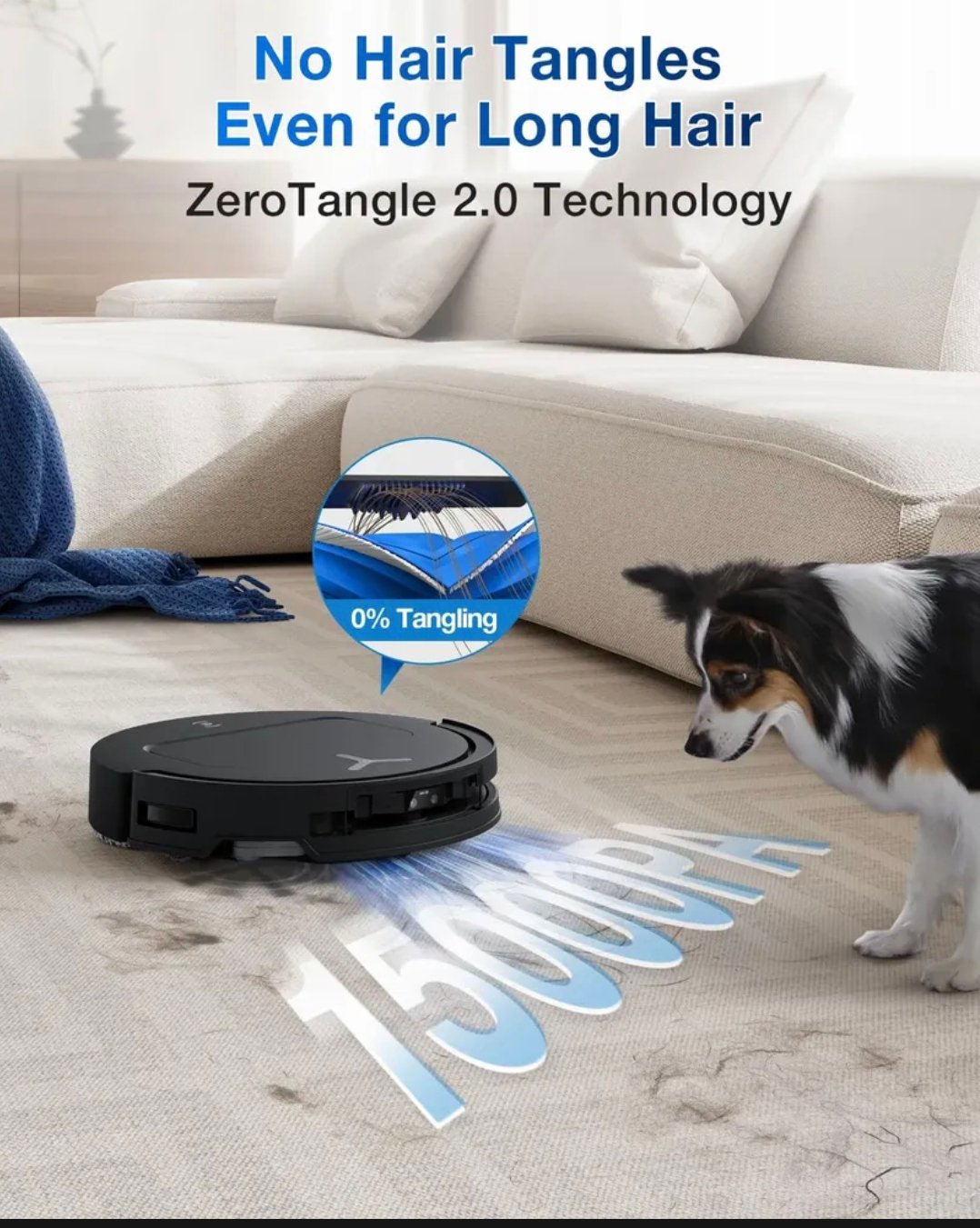 ECOVACS DEEBOT T50 PRO OMNI, robô aspirador com função de passar pano e estação de limpeza automática para a rotina doméstica
