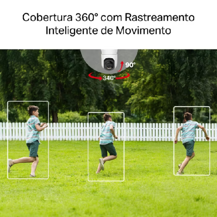 Recursos de monitoramento da câmera Mercusys MC510 para vigilância externa durante a noite